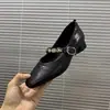 Zapatos Mary Jane de cuero suave, tacón grueso, nueva colección de verano 2026, versátiles y elegantes, con una sola tira, punta cuadrada, suela suave y abertura poco profunda