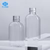 Botella de Hidrosol de Aceite de Oliva de 120ml Botella de Gel Antibacterial Botella Transparente de Plástico para Mascotas Botella de Glicerina de 120g Botella Plana Transparente Amarilla