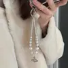 Cadena para Teléfono Móvil Cristal Accesorios Colgantes Avanzados Flash Correa para Teléfono Móvil Cadena Corta para Muñeca Perro Burbuja Colgante Llavero Moderno