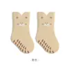 Calcetines para bebé con diseño de dibujos animados para niños y niñas, calcetines antideslizantes para niños pequeños, calcetines a prueba de frío para primavera y otoño, calcetines de media caña para interiores