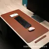Alfombrilla de Corcho de Doble Cara para Ratón Pad de Escritorio de Cuero Pu Pad para Teclado Pad para Escritorio de Computadora Pad de Corcho de Cuero Pvc