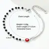 Pulsera Transfronteriza Ojo de Demonio Cruzado Europeo Americano de Oriente Medio Acero Inoxidable Moda Ojo de Aceite Goteante Joyería Personalizada Unisex