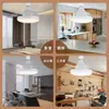 Nuevo Modelo Luz de Ventilador Invisible con Montaje de Tornillo para Hall, Luz de Ventilador de Techo LED para Cocina y Dormitorio, Luz de Ventilador Pequeña Silenciosa