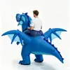 Disfraz Inflable de Dinosaurio para Ciclismo de Halloween Disfraz de Cosplay Divertido para Fiesta Anual Disfraz Inflable de T-Rex para Adultos y Niños