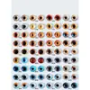 Ojos de vidrio para mascotas de fieltro ojos de gato ojos de perro animal DIY limpiapipas b muñecas