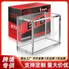 Caixa de exibição magnética acrílica ETB transfronteiriça, empilhável, caixa de armazenamento de cartas Pokemon ultra-grossa de 8mm + 5mm