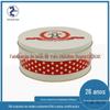 Latas Redondas de Folha de Flandres Latas de Presente para Biscoitos de Natal Sanduíche Bolo Gema de Ovo Pastel Latas de Metal Latas Seladas Personalizadas