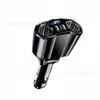 Enchufe de conversión de encendedor de cigarrillos de coche transfronterizo uno a dos cargador de coche cargador de coche de alta potencia pantalla digital carga súper rápida