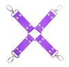 Accesorios sexys para atar manos y pies puño trasero invertido manos y pies sexys atando cruz de cuero Gancho suministros para parejas