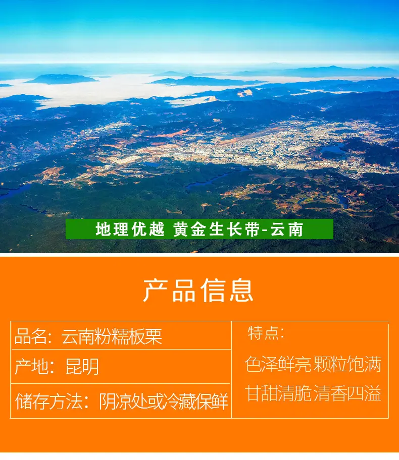 云南粉糯板栗详情图1