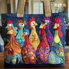 2026 Sitio Independiente Transfronterizo Amazon Bolso Tote Acolchado Nuevo Estampado Digital Bolso de Algodón Casual para Viajero