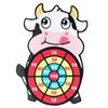 Alvo de Dardos Bola Pegajosa Infantil Padrão de Desenho Animado Brinquedo de Bola Interativo Pai-Filho Elefante Ventosa Bola Alvo de Arremesso Bola