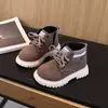 Botas estilo Dr. Martens para niños, zapatos de otoño e invierno para niños, calzado infantil, botas estilo Dr. Martens de punto para niños, botas estilo Dr. Martens negras para niñas, botas de cuero para niños