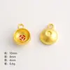 Accesorios Antiguos de Oro Tazón de Oro Colgante DIY Comida y Bebida sin Preocupaciones Pulsera de Goteo de Aceite Accesorios al por Mayor