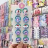 Nova Faixa de Cabelo Desenho Animado Infantil Corda de Cabelo Pequena de Resina Alta Elasticidade Trança Pequena Fofa Elástico Fofo Acessórios de Cabelo de Bebê