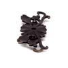 W60827 Hanfu Accesorios de Cobre Base de Flor Pétalo Estilo Antiguo Adorno para el Cabello Material para Accesorios del Cabello 22*64mm
