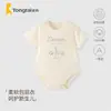 Mameluco de manga corta para bebé Tongtai, verano, algodón puro, delgado, mameluco para recién nacidos, para niñas, mameluco de triángulo, traje para gatear