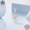 Aifulu Original Plata de Ley S925 Colgante Exquisito de Dragón Moda Personalizada Animal Año del Zodiaco Dragón Cuentas DIY