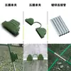 Postes de Soporte Curvos para Invernaderos Transfronterizos, Soportes Pequeños de Arco para Cobertizos de Hortalizas, Postes Sólidos de Fibra de Vidrio, Soportes de Arco para Cobertizos de Fibra de Vidrio