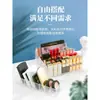 Caixa de Armazenamento de Batom Famosa na Internet Transparente Doméstica à Prova de Poeira Multi-Grade Blush em Pó Compacto com Tampa Display de Cosméticos Brilho Labial