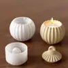 Amapola Transfronteriza Popular Rayado Campana Tarro de Almacenamiento Molde de Silicona DIY Aromaterapia Yeso Velero Taza Adorno Molde