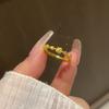Nuevo anillo de estilo chino distintivo, exquisito, con forma de serpiente y flor, diseño de nicho, sensación de temperamento, retro, de moda, ligero, de lujo, combina con todo.