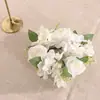 Guirnalda de Velas Artificiales Estilo Europeo Guirnalda de Rosas Decoración Navideña Accesorios para Ventanas Mesa de Comedor Decoración de Bodas Adornos de Flores Artificiales