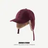 Corea del Sur invierno sombrero Lei Feng con protección para las orejas engrosado viento del noreste a prueba de viento esquí sombrero de aviador cálido sombrero de felpa moda para hombre