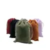 Bolsas de Corduroy con Cordón Hechas a Medida Exclusivas del Fabricante, Bolsas de Almacenamiento para Secadora de Cabello y Plancha Alaciadora, Bolsas de Almacenamiento para Joyería al por Mayor