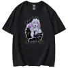 Un pedido mínimo transfronterizo nueva Moda impresa de Chainsaw Man para pareja camiseta de manga corta mujer