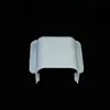 Caixa de Curva Vertical de Montagem Superficial de Duas Peças em PVC Canaleta Protetora de Fio Elétrico Tubo Decorativo Tubo de Ângulo Reto Tampa de Canaleta para Uso Doméstico Atacado