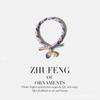 Japonés y Coreano Hecho a Mano Simple Trenzado Cuerda Pequeño Fresco Banda para el Cabello Banda Elástica Alta Elasticidad Duradero Pulsera para el Cabello