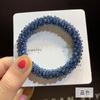 Elegante Elástico de Cabelo com Pérola e Cristal para Mulheres, Cordão de Cabelo de Alta Qualidade para Rabo de Cavalo, Elástico para Penteados de Coque, Acessório de Cabelo com Pérolas e Strass