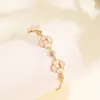 Tiro Real de Pulsera de Trébol de Cuatro Hojas de Jaspe Natural para Mujer Plata de Ley S925 Tendencia Nacional Lujo Accesible Gama Alta Pulsera de Jade Hetian Color Polvo de Raíz de Loto