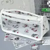 Estuche Kappi Barra Translúcido Alto Valor de Color Gran Capacidad Bolsa de Papelería Estudiantes Japoneses Triángulo Almacenamiento de Papelería