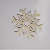 Nuevas y creativas manualidades de copo de nieve de madera para Navidad, accesorios para escenas, manualidades decorativas, adornos, una variedad