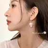 Pendientes Retro Franceses de Estrella de Mar con Borla de Concha para Mujer Estilo Vacaciones en la Costa Joyería Única y Hermosa para las Orejas