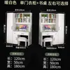 Escrivaninha Simples com Armário Integrado para Apartamentos Pequenos, Estante de Livros para Quarto Infantil, Mesa de Computador para Uso Doméstico, em Estoque
