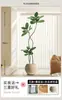 Árbol de Goma Simulación Planta Verde Planta Falsa Sala de Estar Lujo Ligero Flor Biónica Árbol Decorativo Interior Planta Grande en Maceta Adorno de Piso