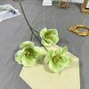 3 tulipas com pétalas abertas Tulipa casamento auditório área de boas-vindas guia de estrada arranjo de flores decorado com balões decoração de festa flores artificiais