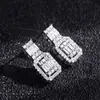Aretes con un Toque de Lujo Ligero y de Gama Alta, Accesorios para Orejas para Transmisiones en Vivo de Comercio Exterior, Al Por Mayor Exagerados, Regalo para Novia, Novia E019