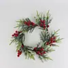Guirlanda de Natal Personalizada de Fábrica Guirlanda de Flores Artificiais Enfeite de Pendurar Decoração para Fotos Item de Exibição Atacado Transfronteiriço Guirlanda de Natal