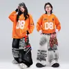 Ropa Moderna para Niños de Street Dance Estilo Fresco Swagger Infantil Ropa de Performance Hip Hop Callejero Moda Hip Hop Infantil Desfile de Moda Práctica de Performance
