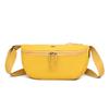 Bolso Casual para Mujer 2025 Primavera Nuevo Bolso Cruzado Ligero Versátil para Viajar Bolso Dumpling de Tela de Nylon de Color Puro Bolso de Hombro