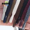 Cordón de Tiro de Nuevo Estilo Transfronterizo Hecho en Fábrica de Gama Alta 0.8cm Hueco para Sudaderas, Colorido en Stock, Correa de Cordón Engrosada