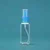 Frasco Pequeno Transparente com Spray de 50ml, Frasco Spray Cosmético de Perfume, Frasco Pequeno de Spray de Plástico