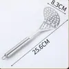 Aplastador de Patatas y Batatas de Acero Inoxidable Engrosado, Aplastador Multifuncional para Alimentos Complementarios, Gadget Aplastador de Cocina