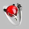 Anillo de zorro de granate retro personalidad mujeres temperamento Joker zorro anillo abierto para dedo suministro al por mayor