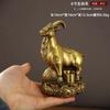 Latón doce adornos del Zodíaco juego completo tamaño grande pequeño ratón de cobre Buey de cobre Tigre Conejo Dragón Serpiente Caballo Oveja Mono Gallo Perro Cerdo zodíaco
