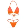 Roupa Íntima Sexy Transfronteiriça Mini Roupa de Banho Moda Praia Feminina Perspectiva Sexy ebay Conjunto Biquíni Três Pontos Z818
